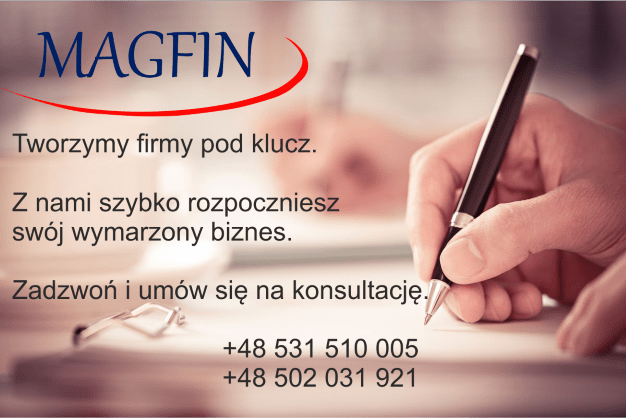 Zakładanie spółki przez internet - MAGFIN