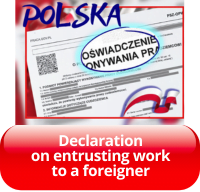 Our services - go to the page "Declaration on entrusting work to a foreigner" - MAGFIN